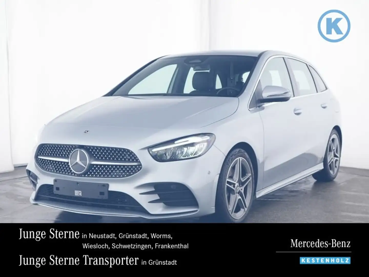 Mercedes-Benz B 200 B 200 AMG+AHK+KAMERA+LED+TOTWINKEL+PDC+EASYPACK Silber - 1