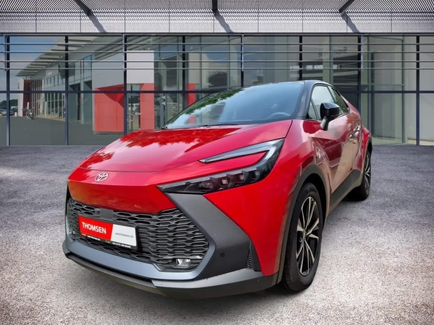 Toyota C-HR Team D LED, DAB, SHZ, ACC, el. Heckkl Червоний - 2