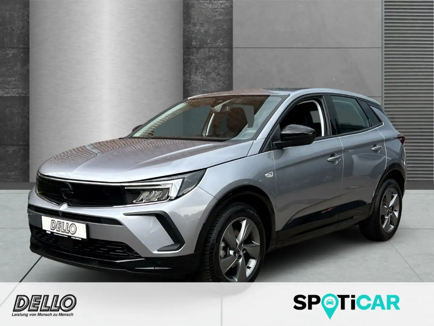 Opel Grandland GS Line Turbo Park & Go-Premium AHK-abnehmbar Navi Grau - 1