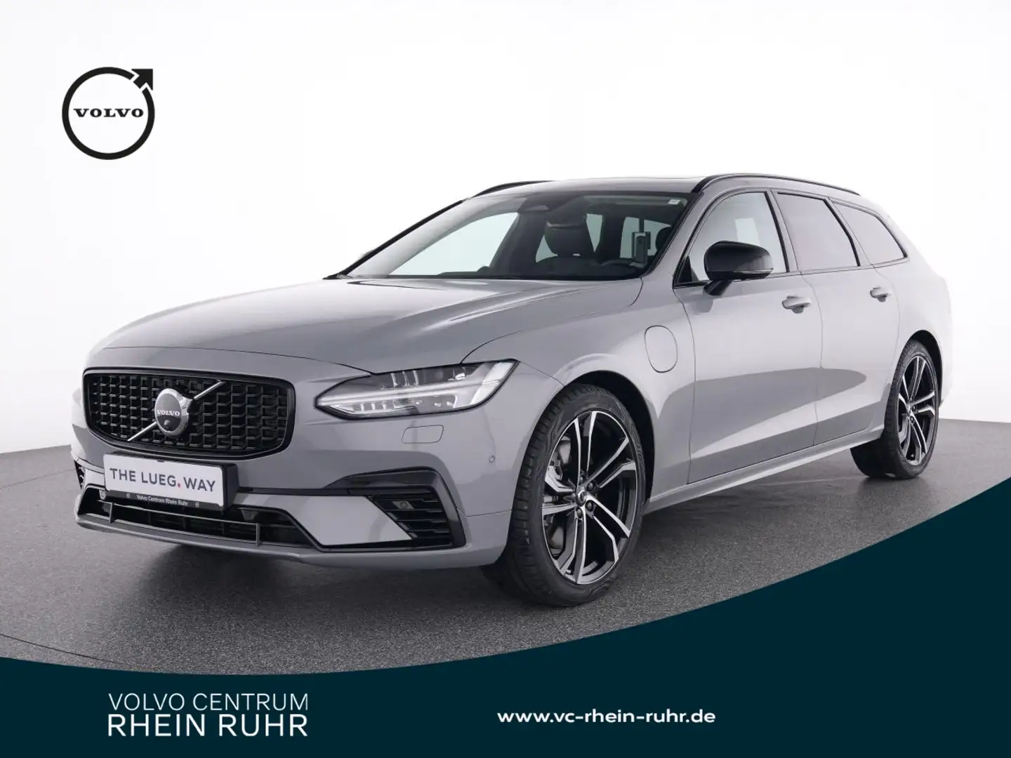Volvo V90 T8 AWD UltraDark+AWD+Pano+B&W+HUD+Luftfa+ Grau - 1