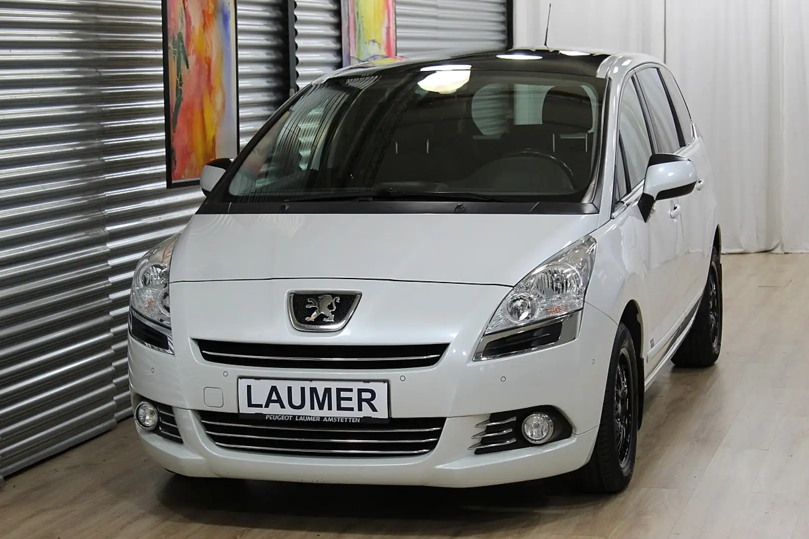 Peugeot 5008 1,6 HDI 115 FAP Professional Navi/Glasdach/Anhä... Blanc - 2