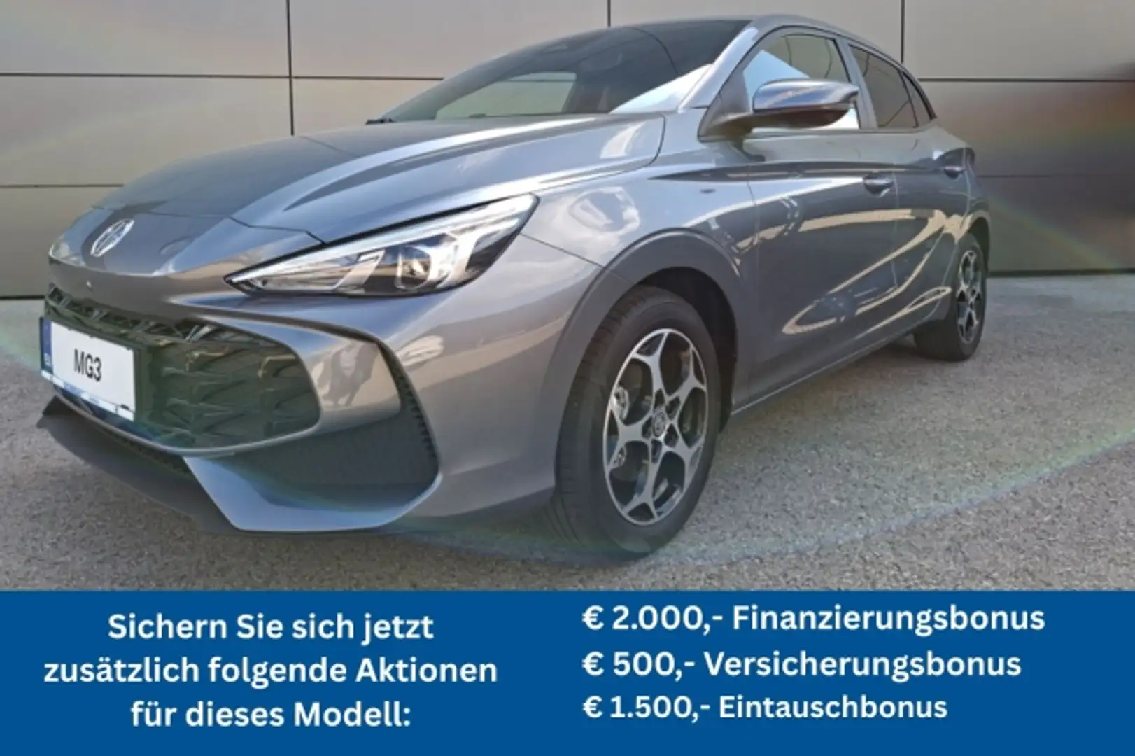 MG MG3 1,5 HEV Luxury Grau - 1