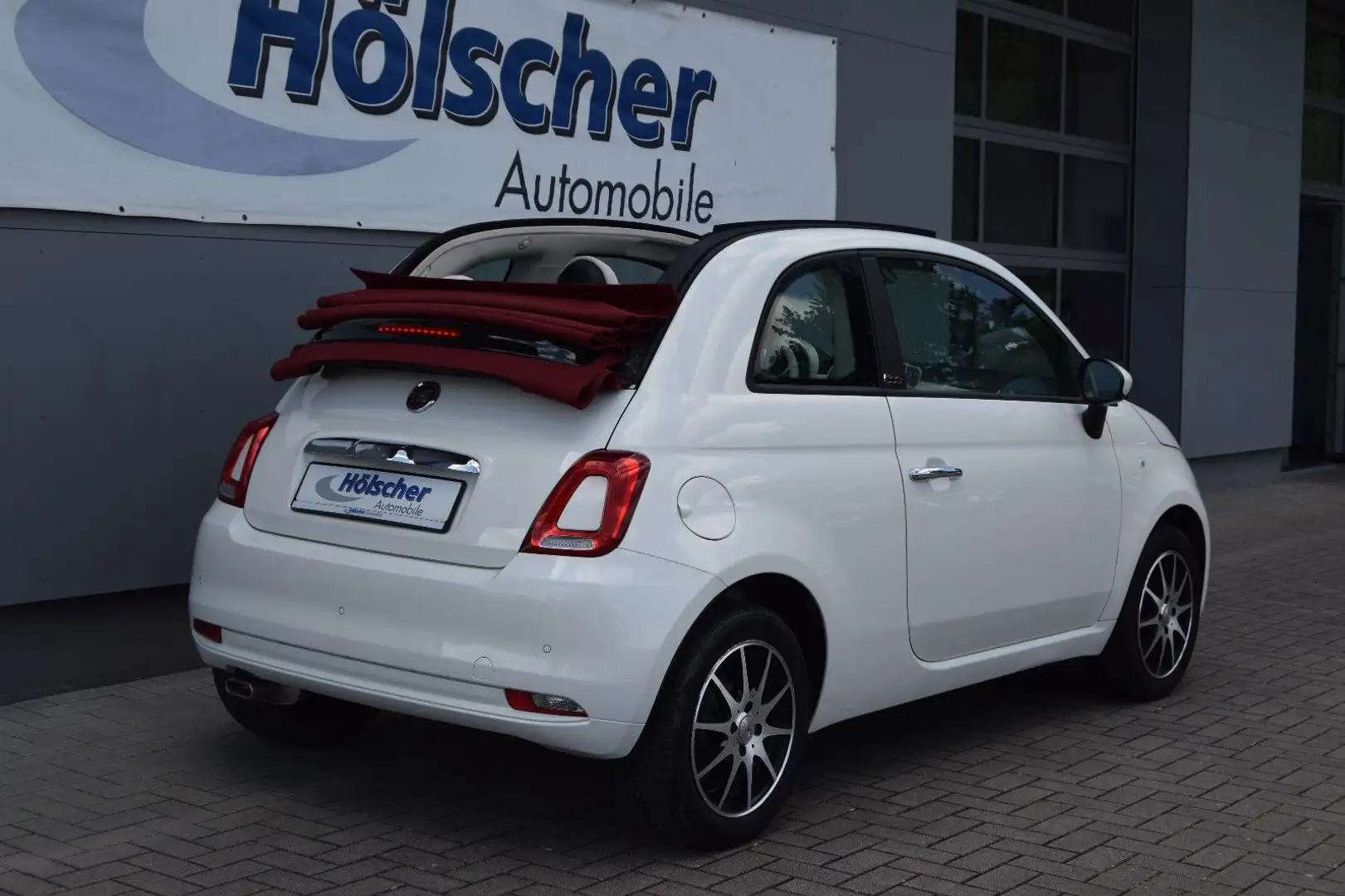 Fiat 500C abrio 1.2 8V Dualogic LOUNGE C Blanc - 2