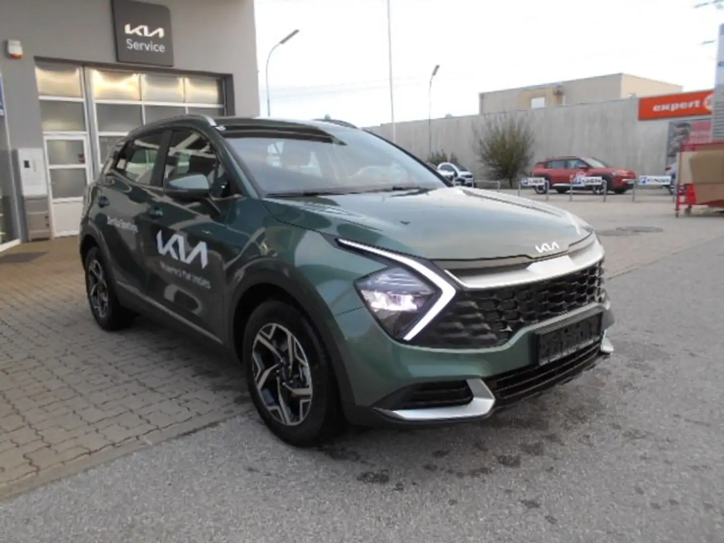 Kia Sportage 1,6 TGDI Silber Grün - 2