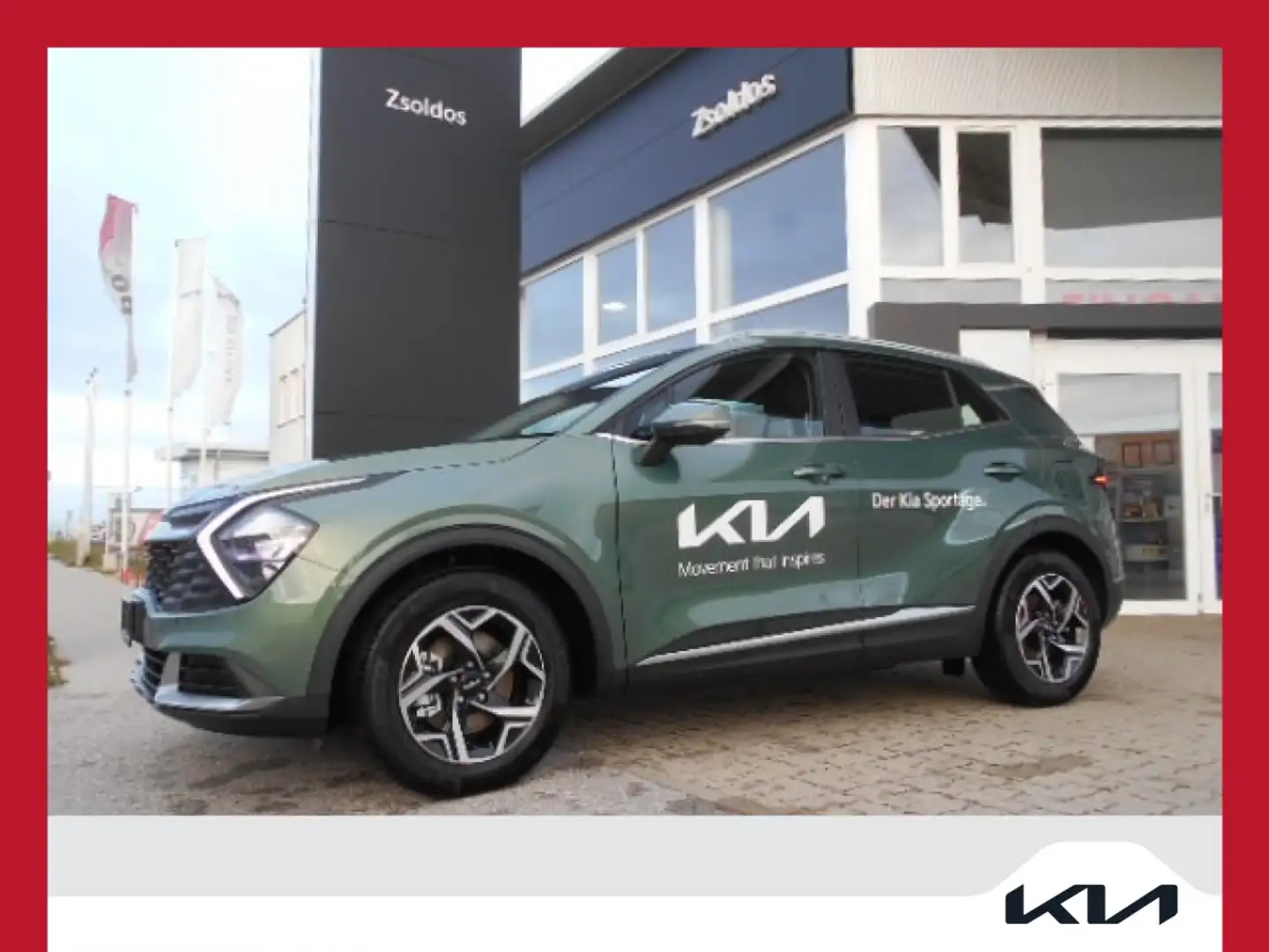 Kia Sportage 1,6 TGDI Silber Grün - 1