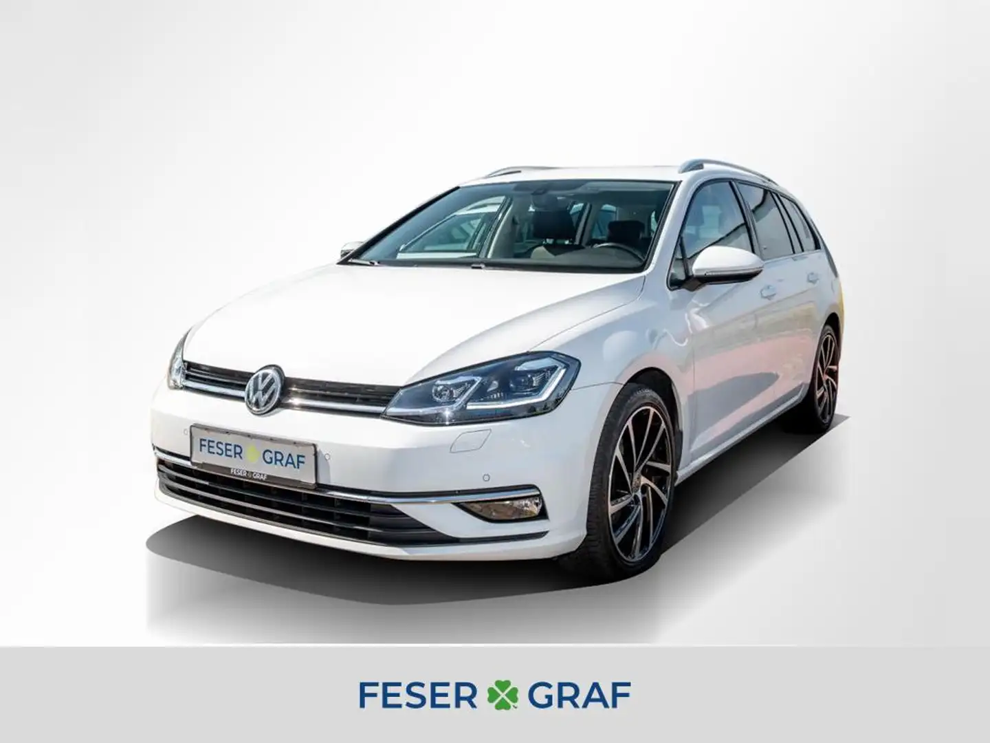 Volkswagen Golf VII Variant Highline 1.5TSI DSG LED/ACC/NAVI Blanc - 1
