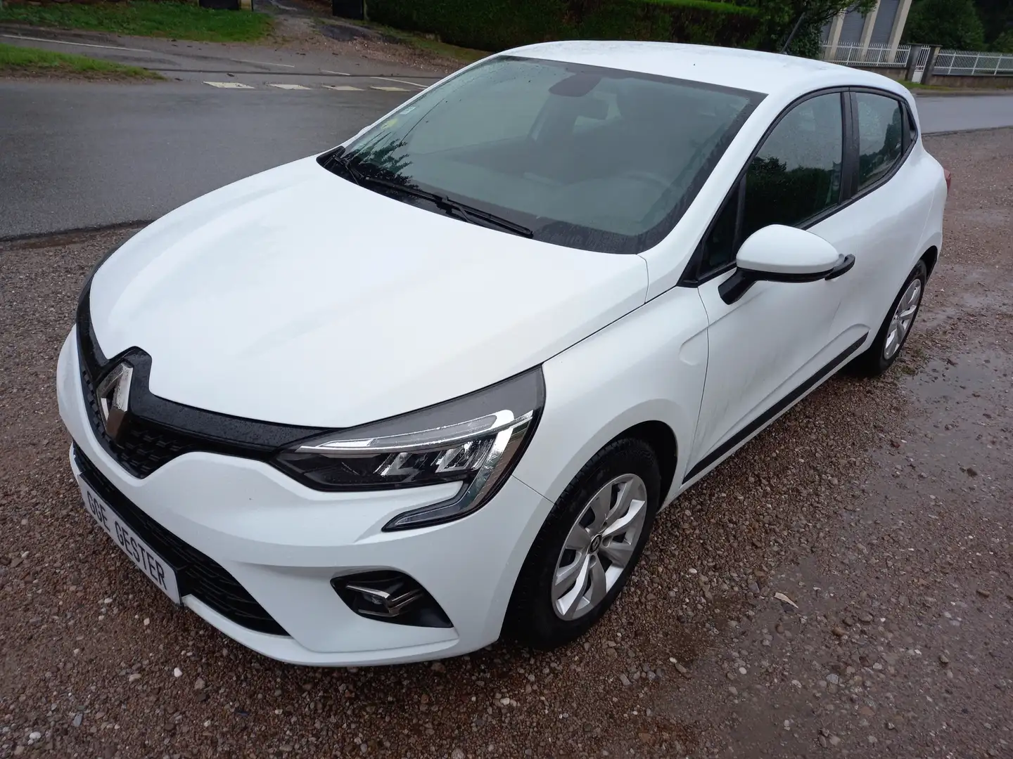 Renault Clio V STE 1.5 DCI 85 AIR NAV GPS 2 PLACES 54472 KMS Weiß - 2