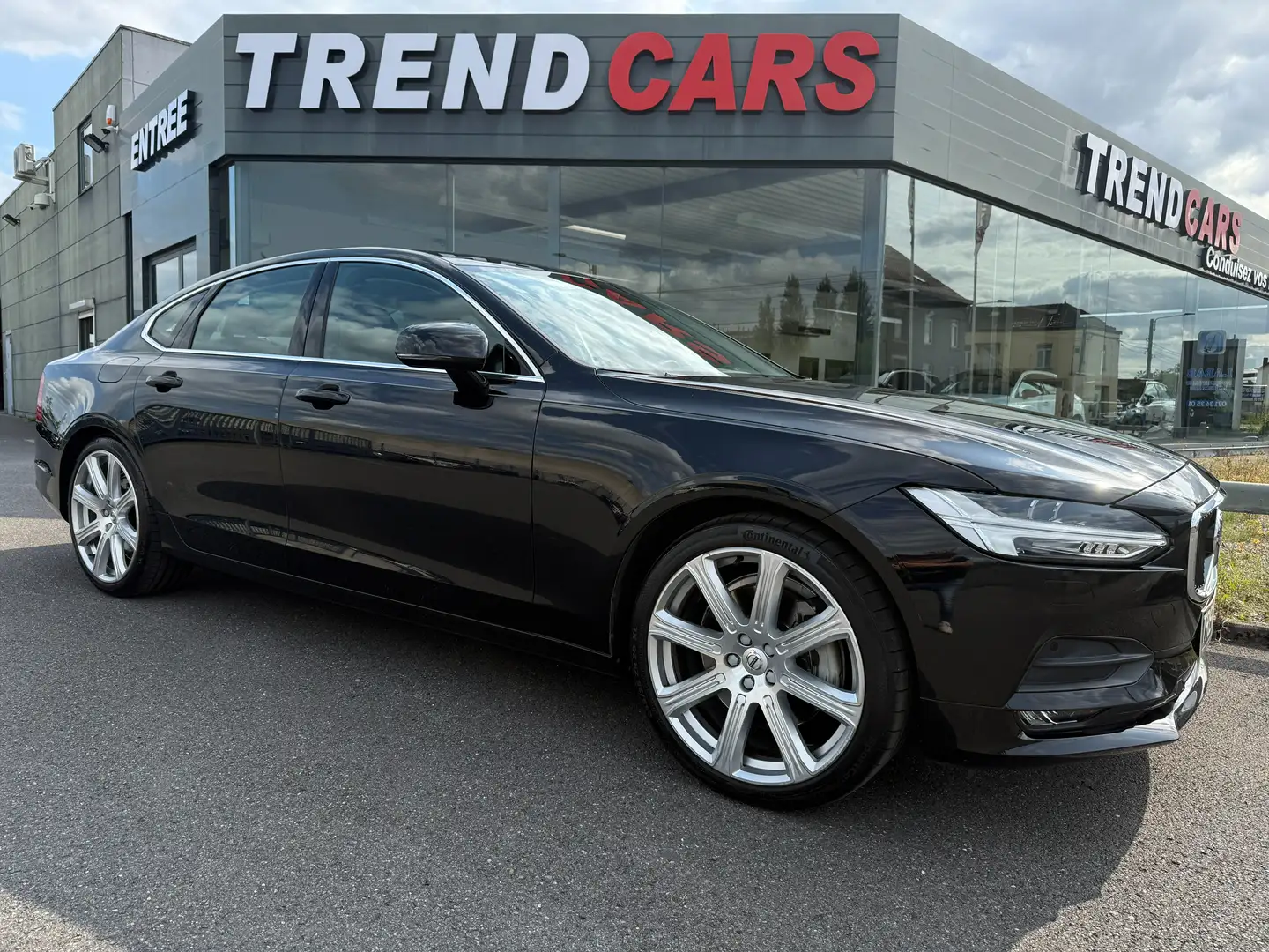 Volvo S90 2.0 T4 BERLINE LED CUIR AUTO8 CAM CARPLAY GA1AN Nero - 2