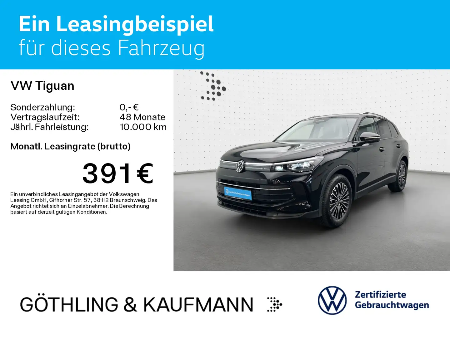 Volkswagen Tiguan 2.0 TDI DSG GOAL*AHK*KAMERA*LED*NAVI*KLIM Noir - 2