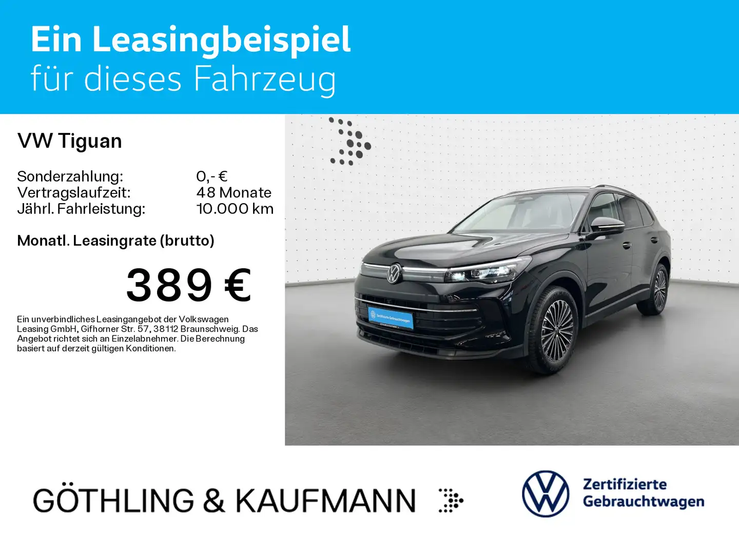 Volkswagen Tiguan 2.0 TDI DSG GOAL*AHK*KAMERA*LED*NAVI*KLIM Noir - 2