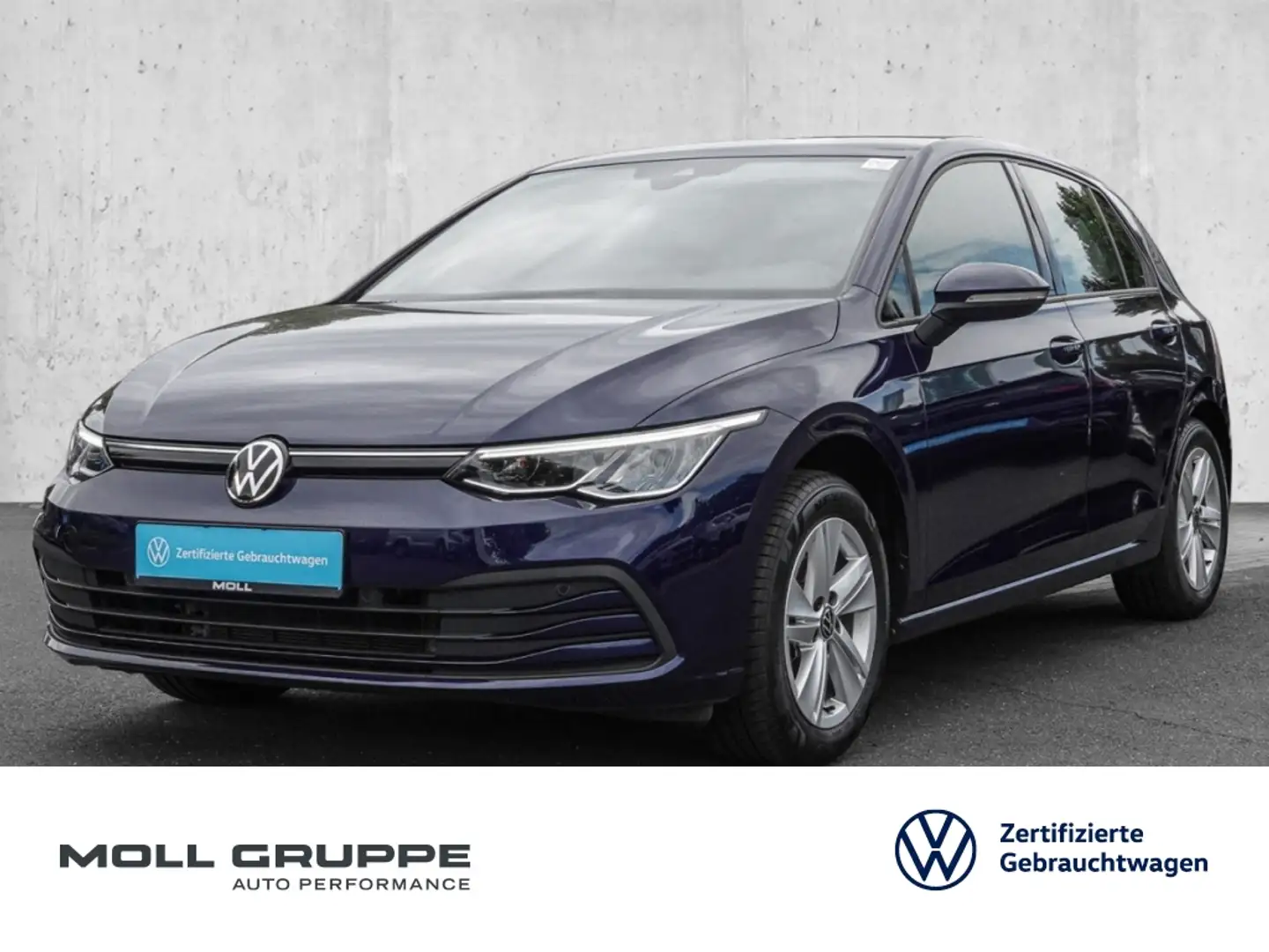 Volkswagen Golf 1.0 TSI Life NAVI LM ACC PDC KLIMAA VICO Blauw - 1