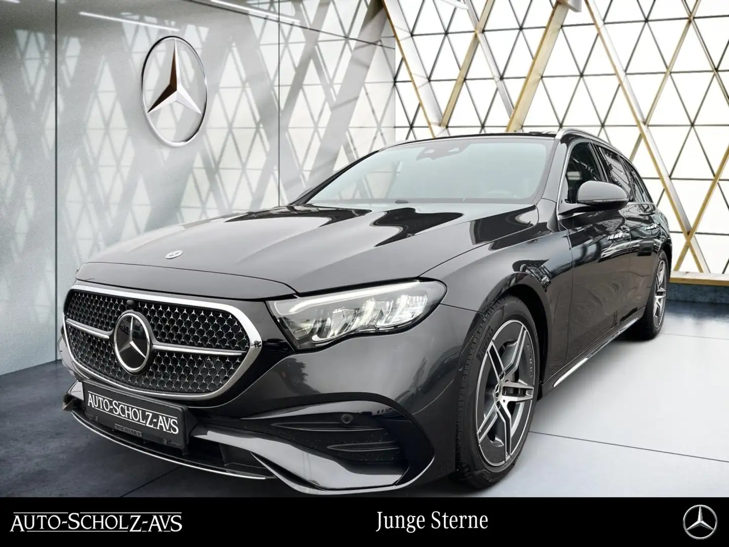Mercedes-Benz E 220 d T AMG AHK*Distronic*Guard-Schutz*CarPlay Gris - 1