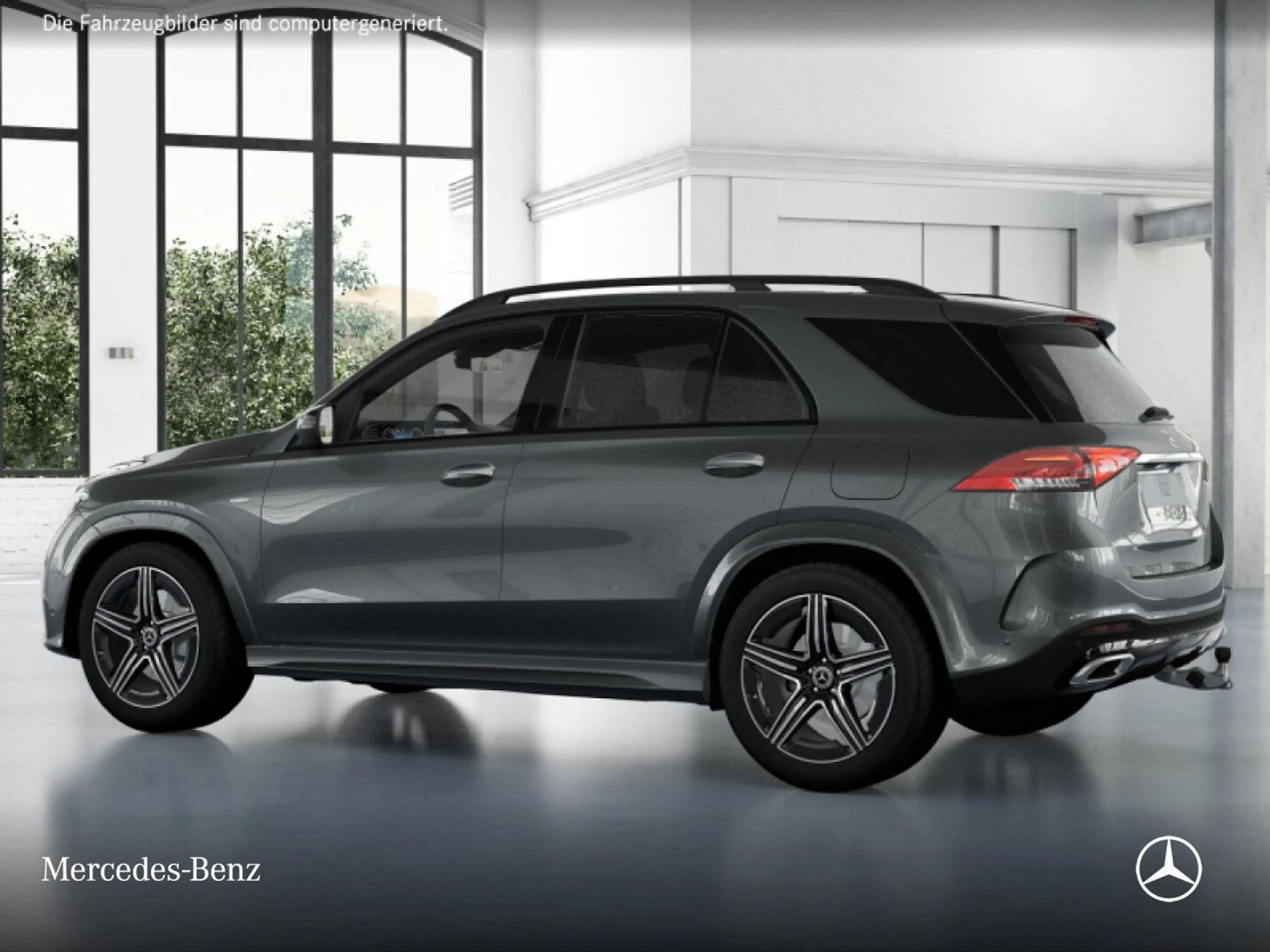 Mercedes-Benz GLE 350 de 4M AMG+NIGHT+PANO+360+AHK+MULTIBEAM+9G — photo 14
