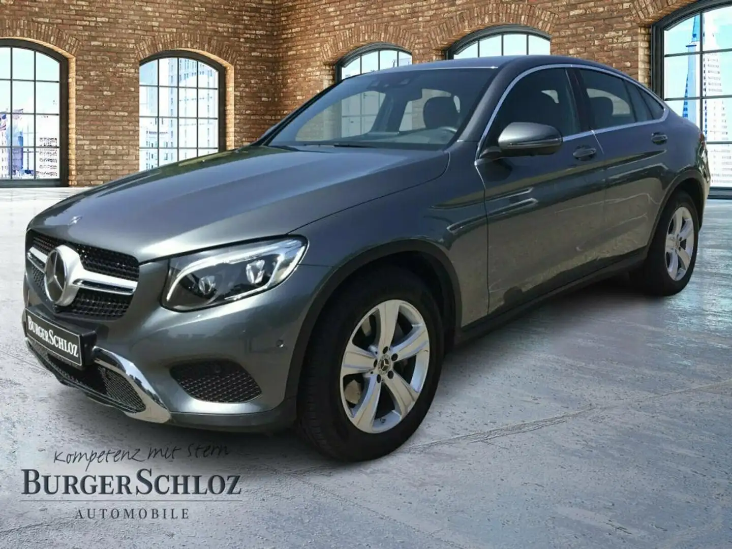 Mercedes-Benz GLC 250 4M Coupé Luft HUD Navi SpurH PDC LED Gris - 1