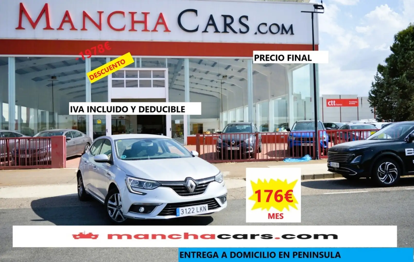 Renault Megane 1.5dCi Blue Business 70kW Gris - 1