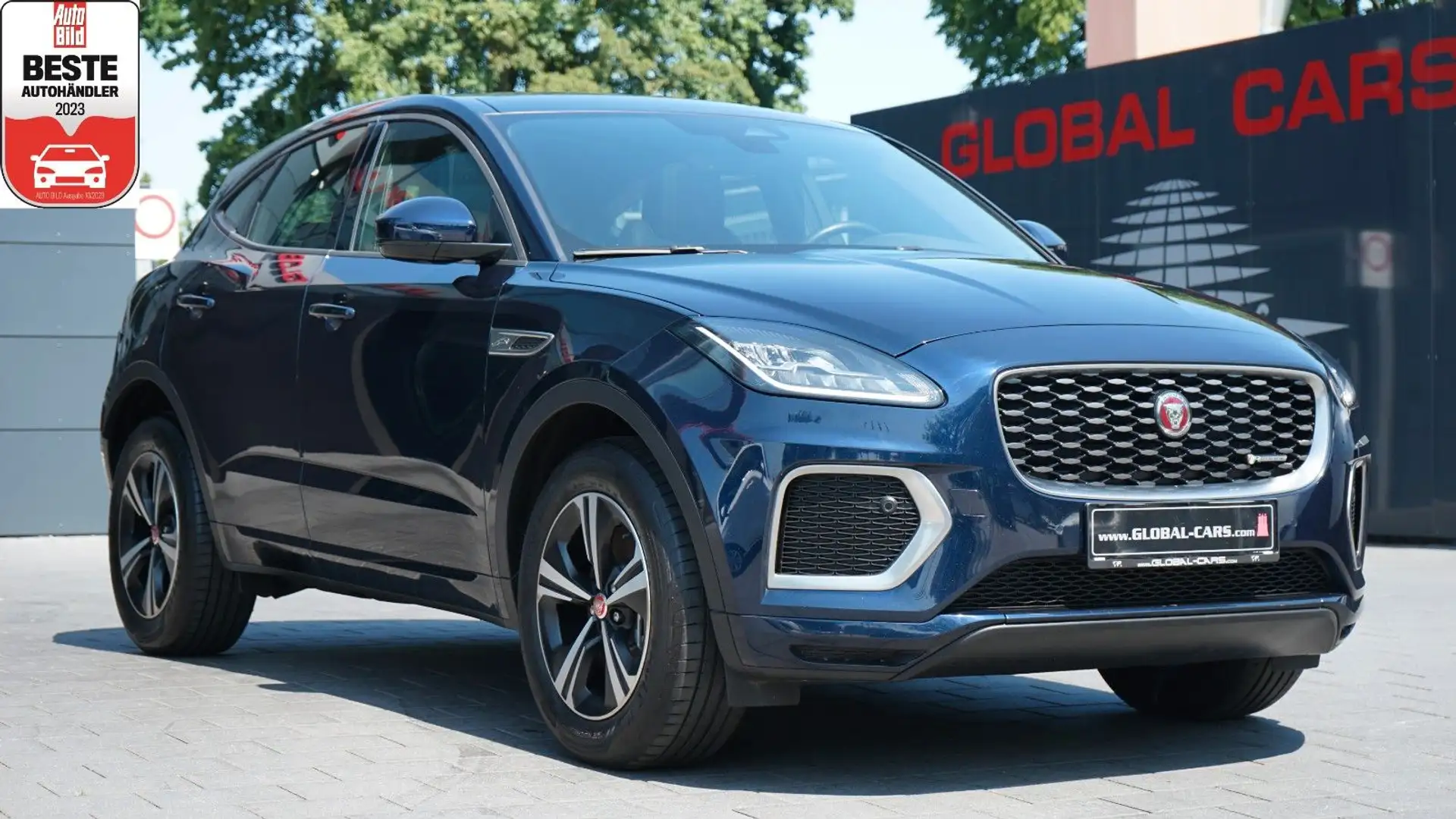 Jaguar E-Pace E-PACE D200 AWD R-DYNAMIC S*PANORAMA*VIRTUAL* Blau - 1