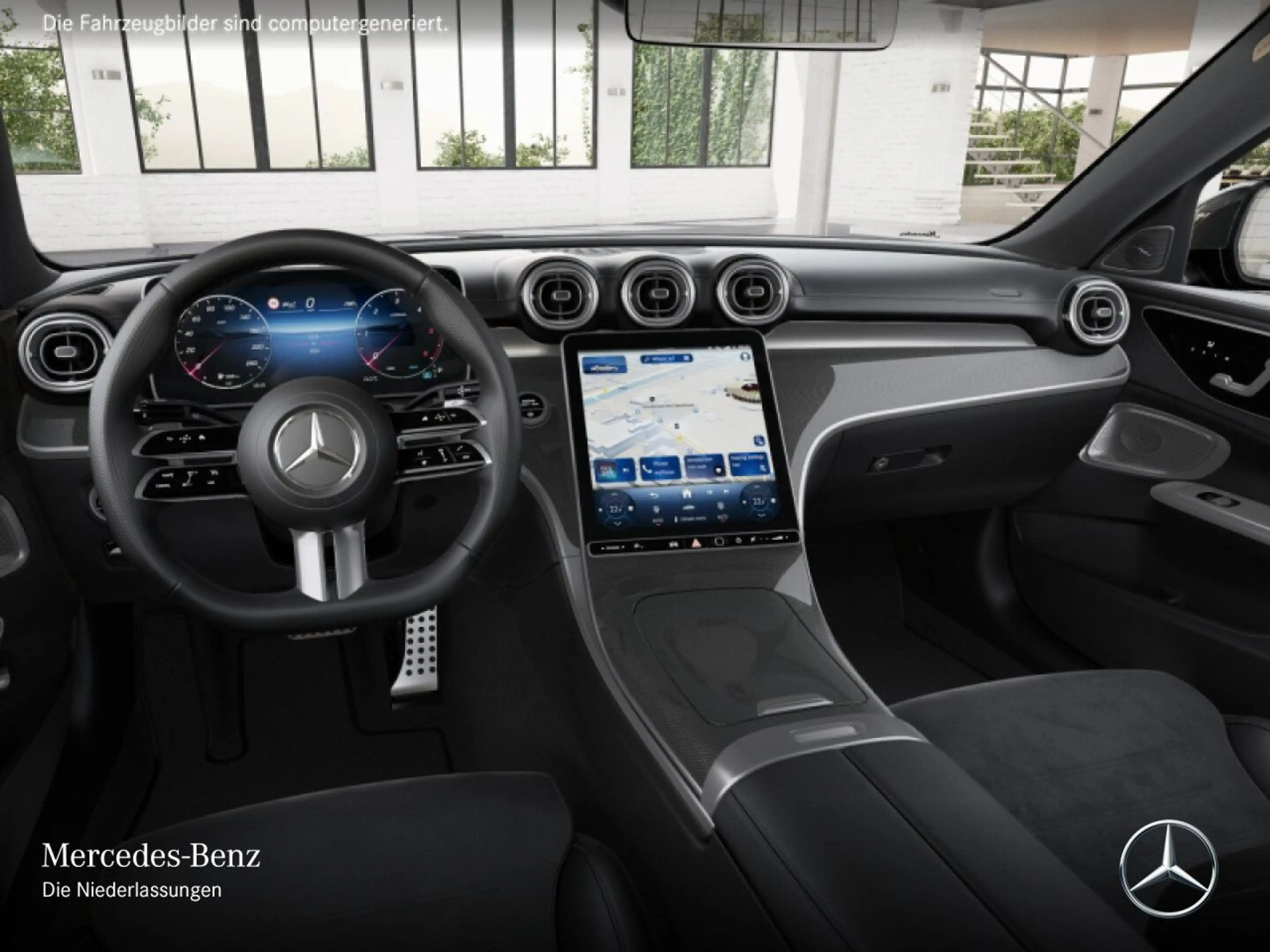 Mercedes-Benz C 300 d AMG+360+BURMESTER+TOTW+KEYLESS+9G — photo 10