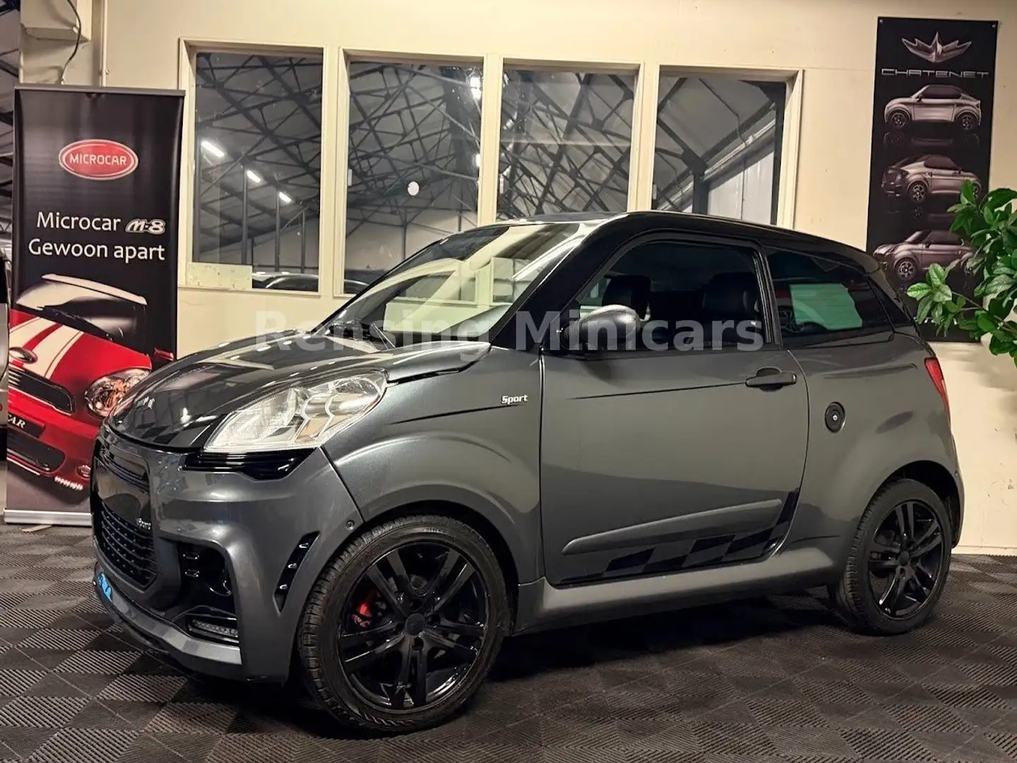 Ligier JS 50 JS50L LANG SPORT Mopedauto Microcar 45 KM Grijs - 1