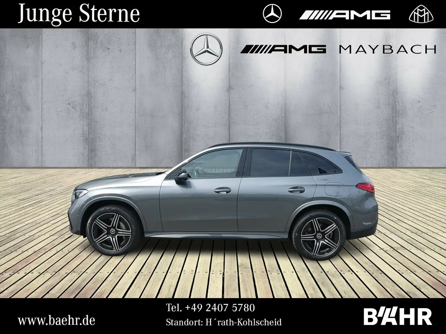 Mercedes-Benz GLC 300 GLC 300 e 4M AMG+Night/MBUX/AHK/360°/Distronic Grau - 2