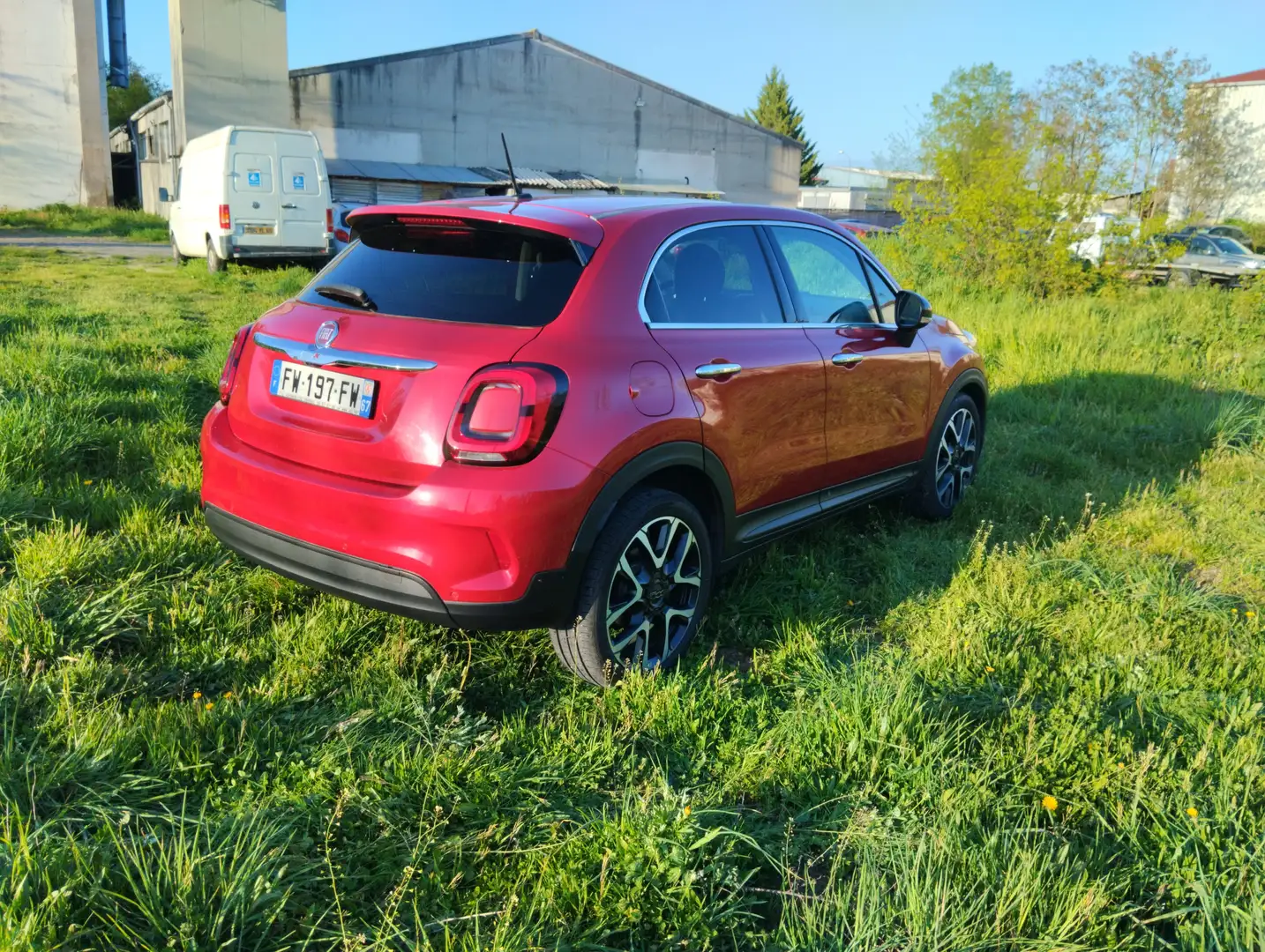 Fiat 500X 1.0 FireFly Turbo T3 120 ch Lounge Rouge - 2
