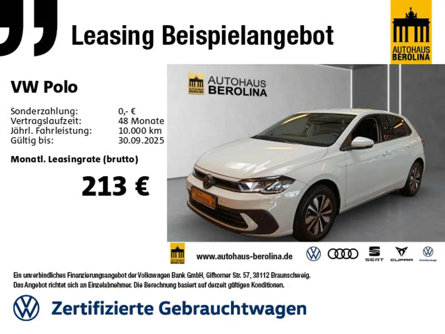 Volkswagen Polo 1.0 TSI Move DSG *AHK*ACC*NAV*R-CAM*SHZ* Weiß - 1