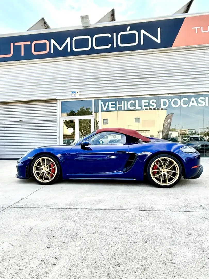Porsche 718 Spyder Blau - 2
