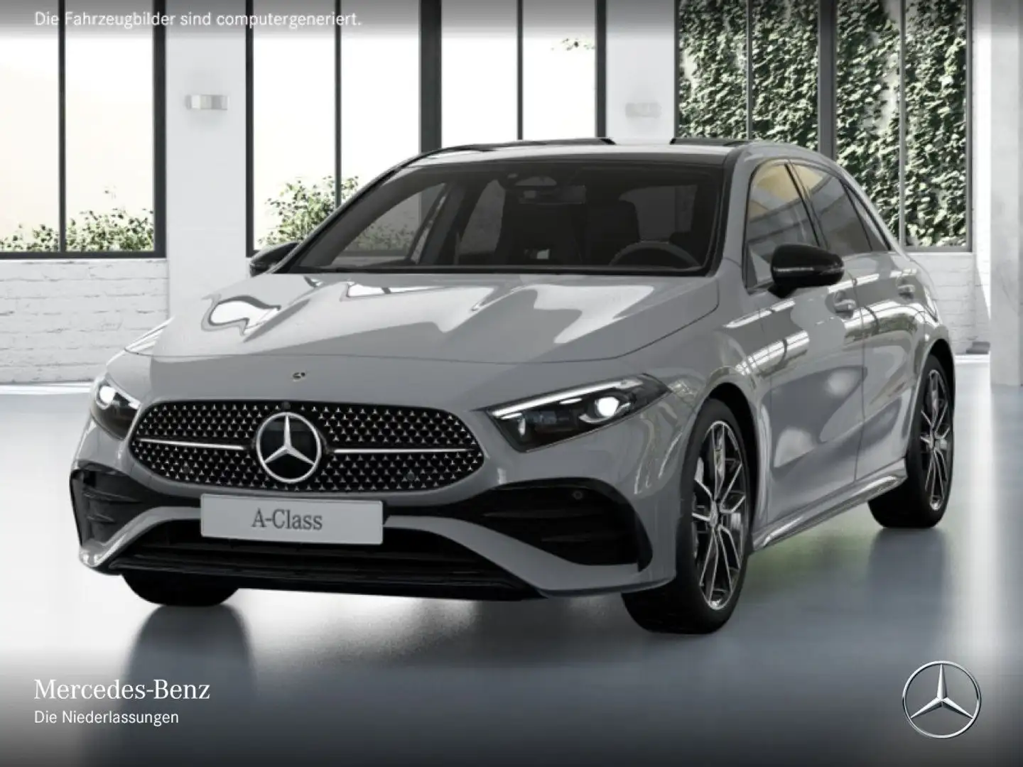 Mercedes-Benz A 250 e AMG+NIGHT+PANO+360°+AHK+MULTIBEAM+TOTW+8G Grau - 2