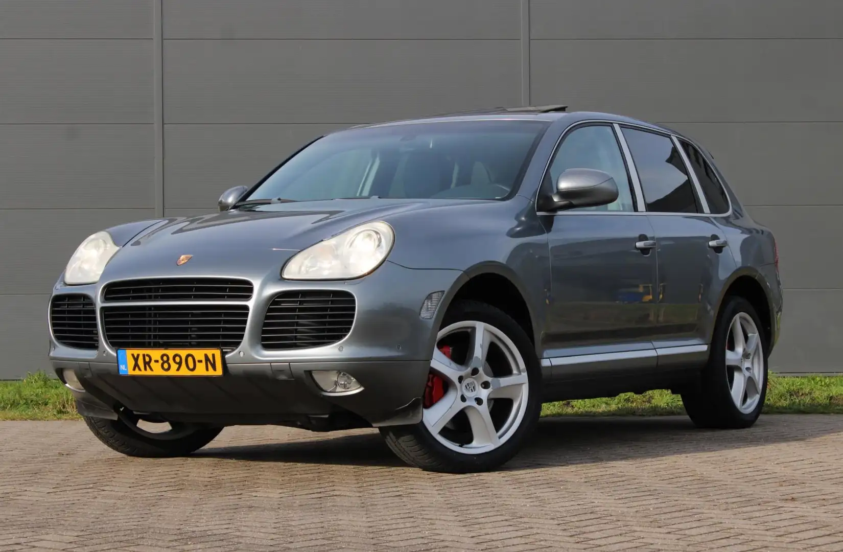 Porsche Cayenne 4.5 Turbo Automaat Schuifdak Trekhaak !!NIEUWBINNE Grijs - 2
