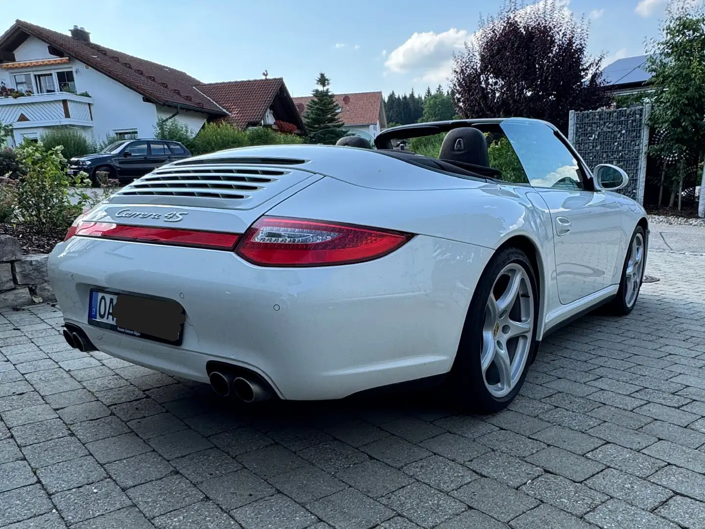 Porsche 997 911 Carrera 4S Cabriolet PDK, Bose, Chrono Blanc - 2