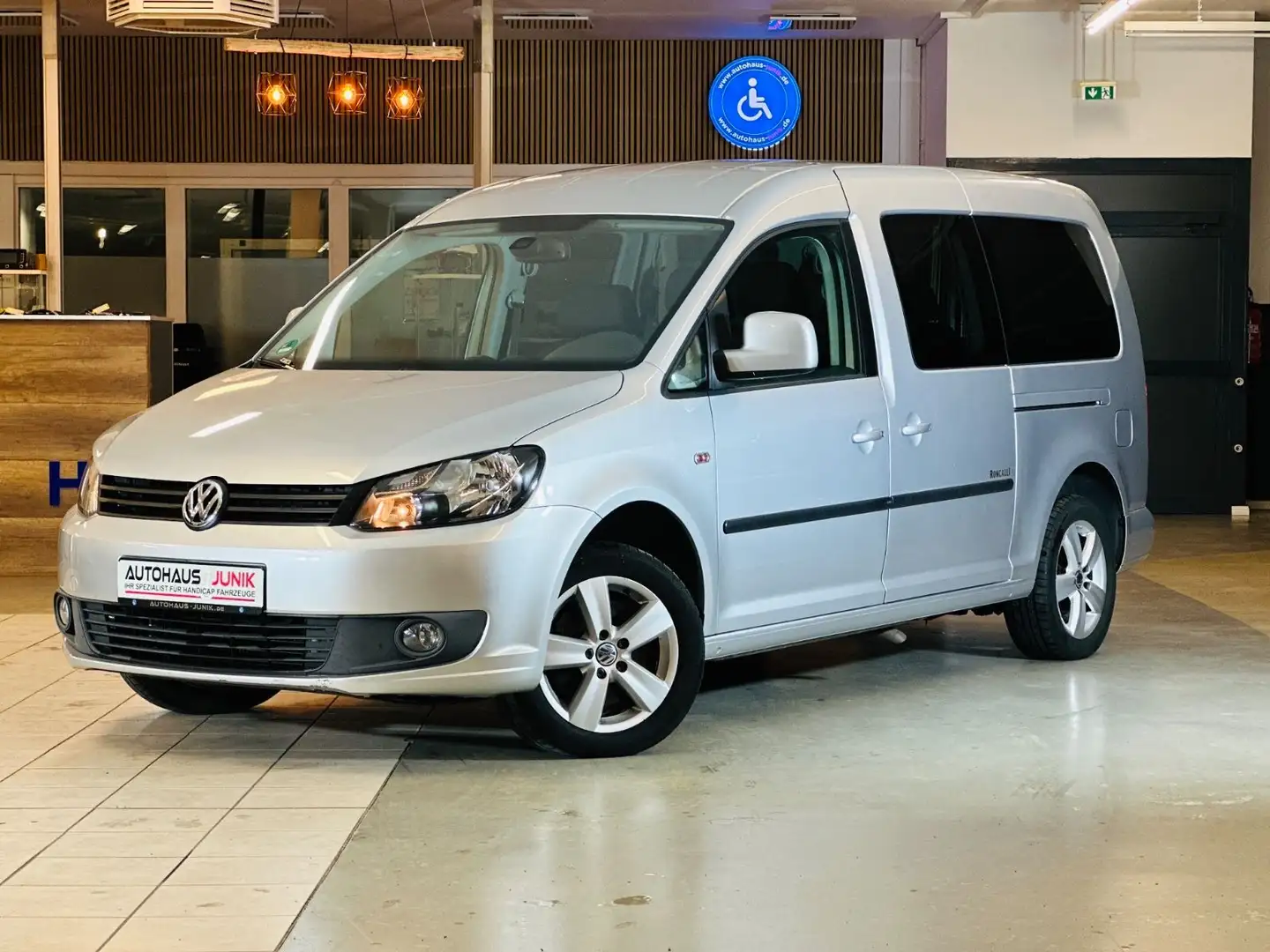 Volkswagen Caddy Maxi-Behindertengerecht-Rampe Argent - 2
