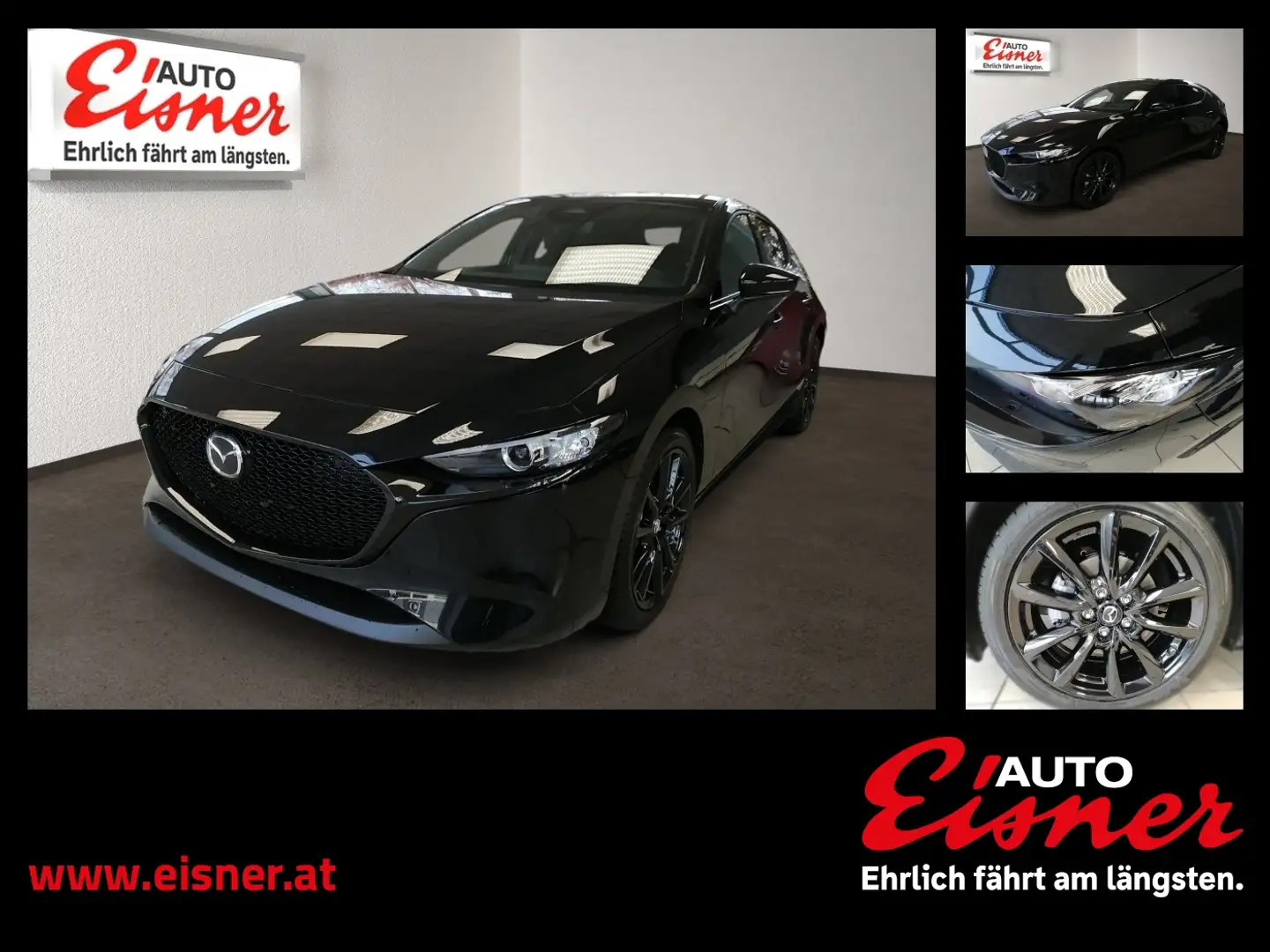 Mazda 3 G140 AT HOMURA Inventurabverkauf Noir - 1