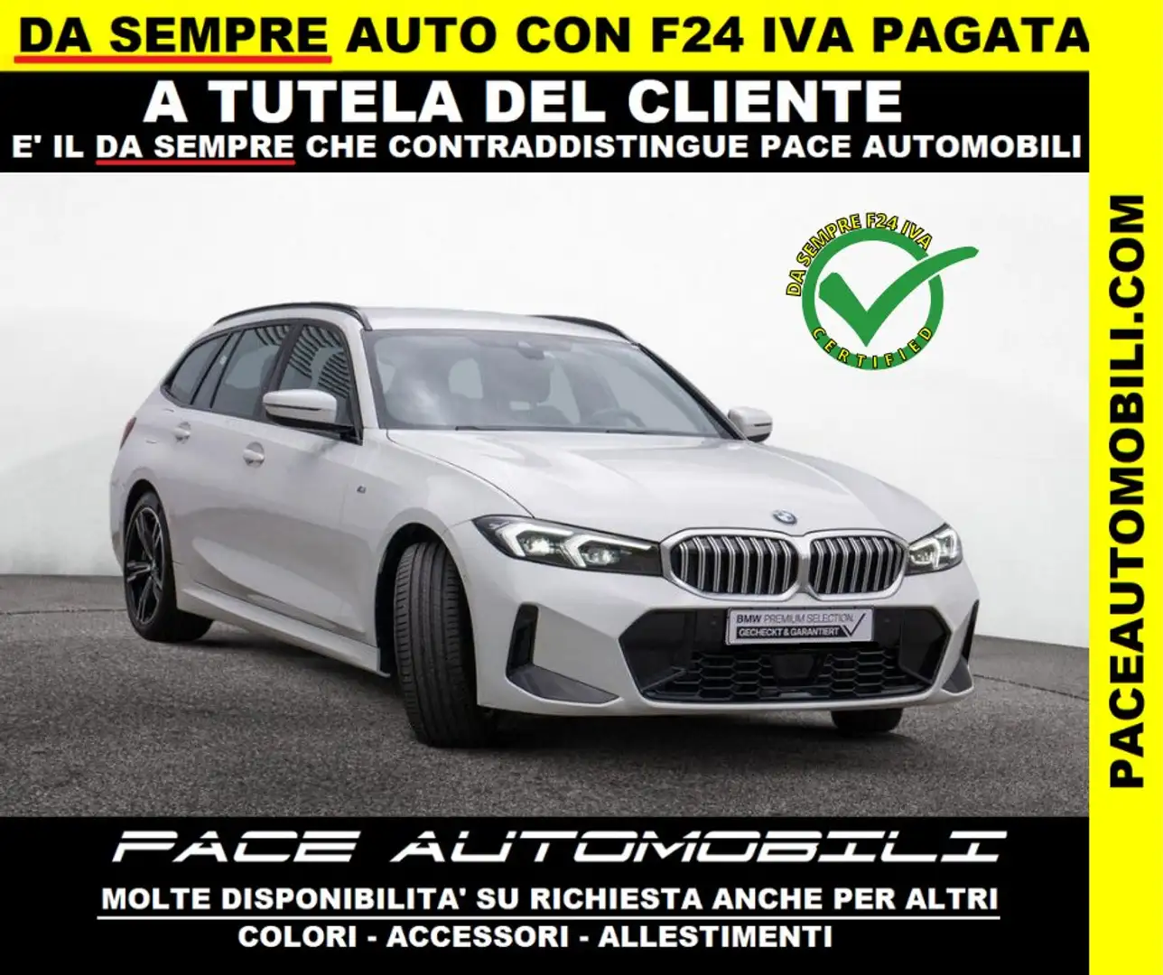 BMW 330 i M-SPORT MSPORT M SPORT PDC KAMERA 18"ACC Bianco - 1