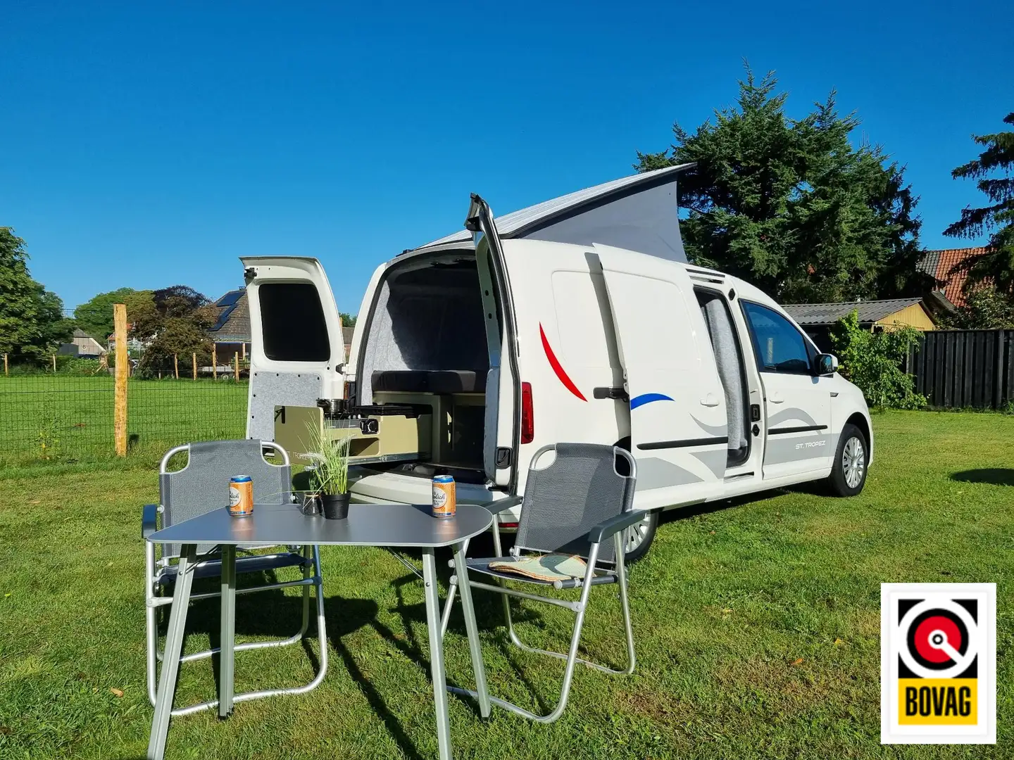 Volkswagen Caddy 1.0 TSI L2H1 Maxi St.Tropez MINICAMPER Weiß - 1