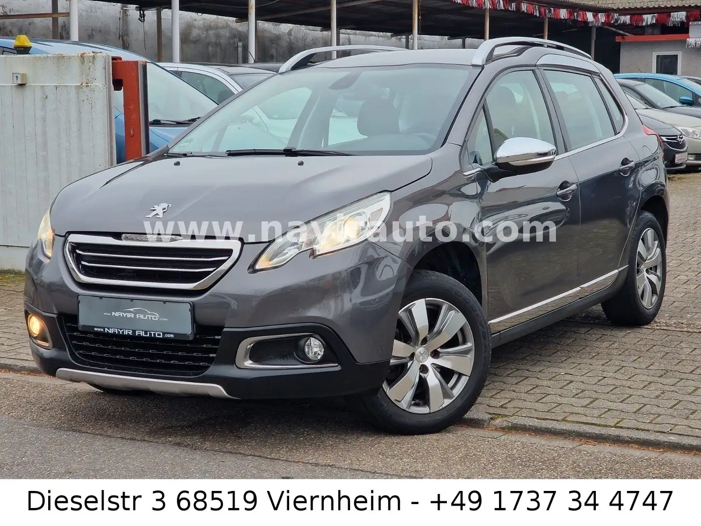Peugeot 2008 Allure|Navi|Leder|AHK|Alu|8xBereift|Sitzhz Gris - 1