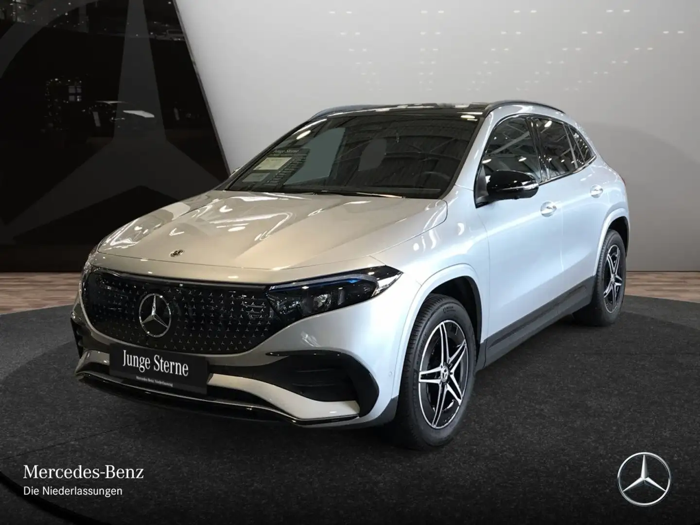 Mercedes-Benz EQA 350 4M AMG+NIGHT+PLUS-PAKET+PANO+360+KEYLESS Gümüş rengi - 2