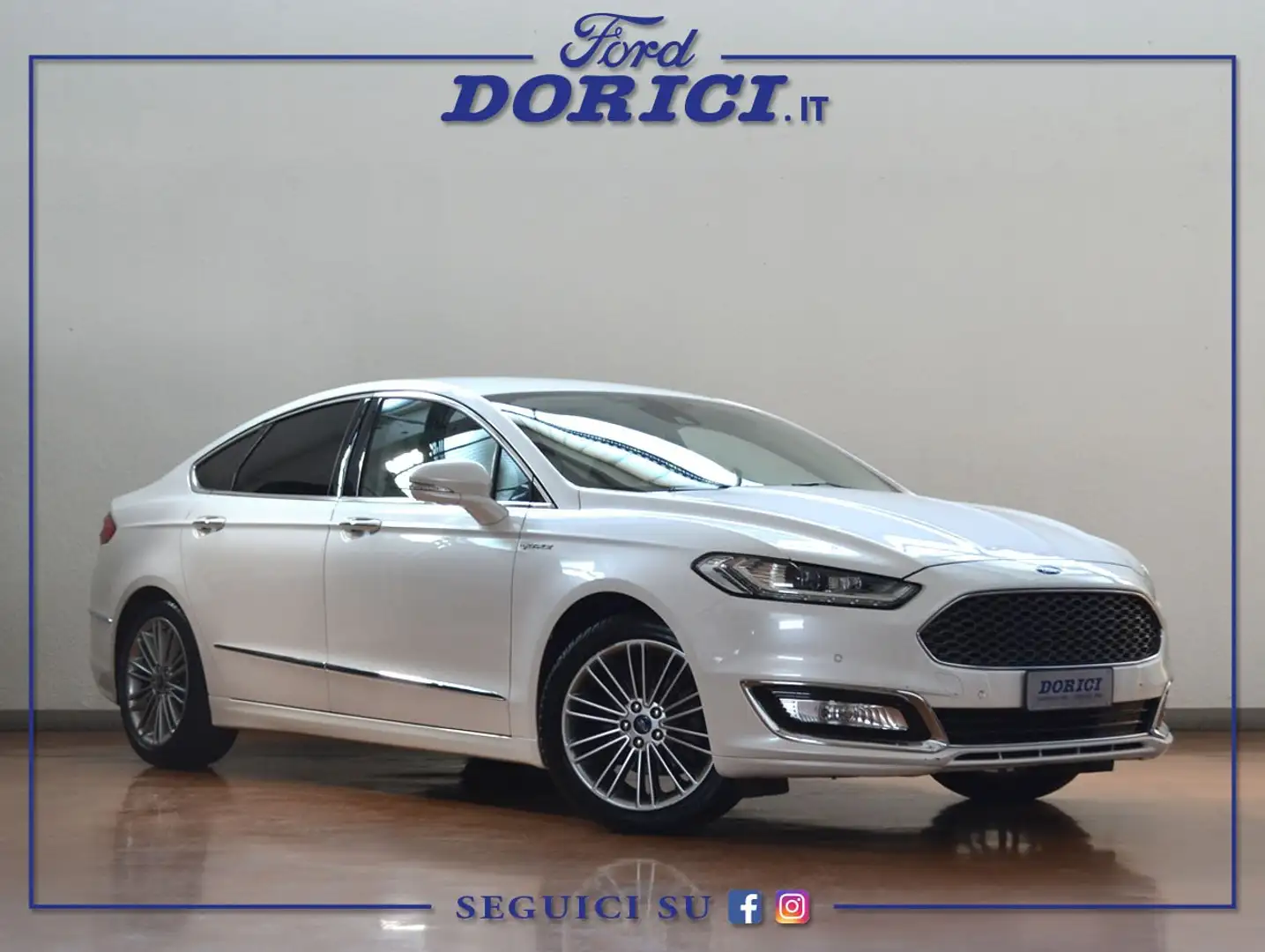 Ford Mondeo 4p 2.0 hybrid Vignale ecvt Bianco - 1