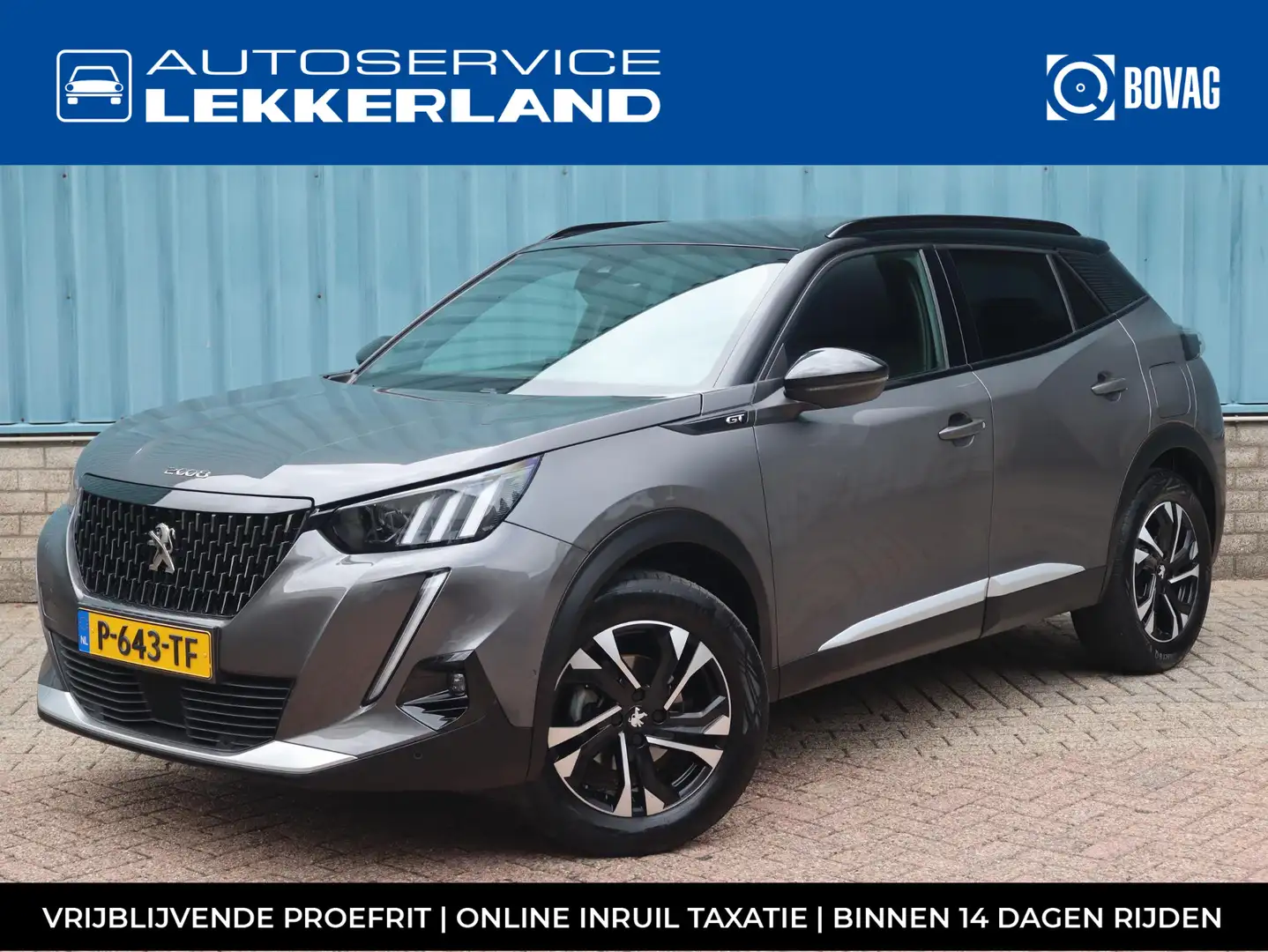 Peugeot 2008 SUV GT 1.2 Turbo 130pk EAT8 AUTOMAAT | NAVI | CLIM Grijs - 1
