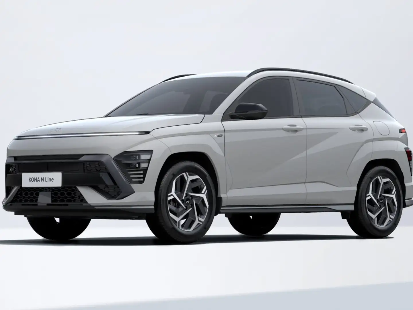 Hyundai KONA Kona 1.6 hev NLine 129cv dct KM0 CYBER GRAY Grigio - 1