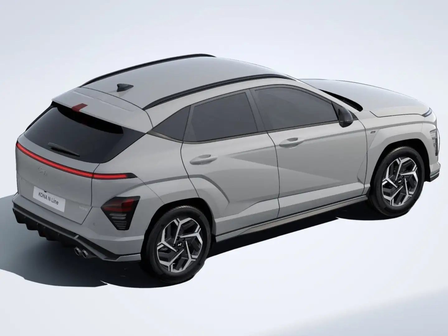 Hyundai KONA Kona 1.6 hev NLine 129cv dct KM0 CYBER GRAY Grigio - 2