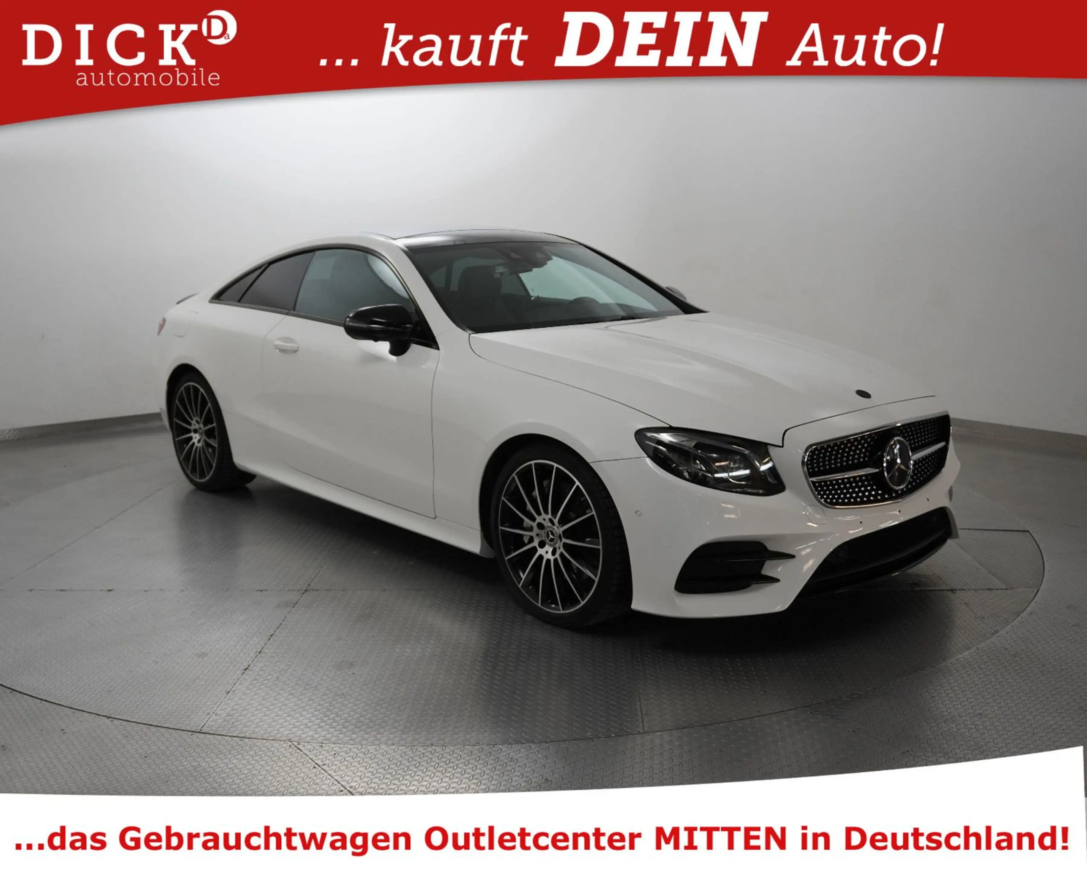 Mercedes-Benz E 350 E350d Coupe 2X AMG Line NIGHT+PANO+VIRTU+360+VOL