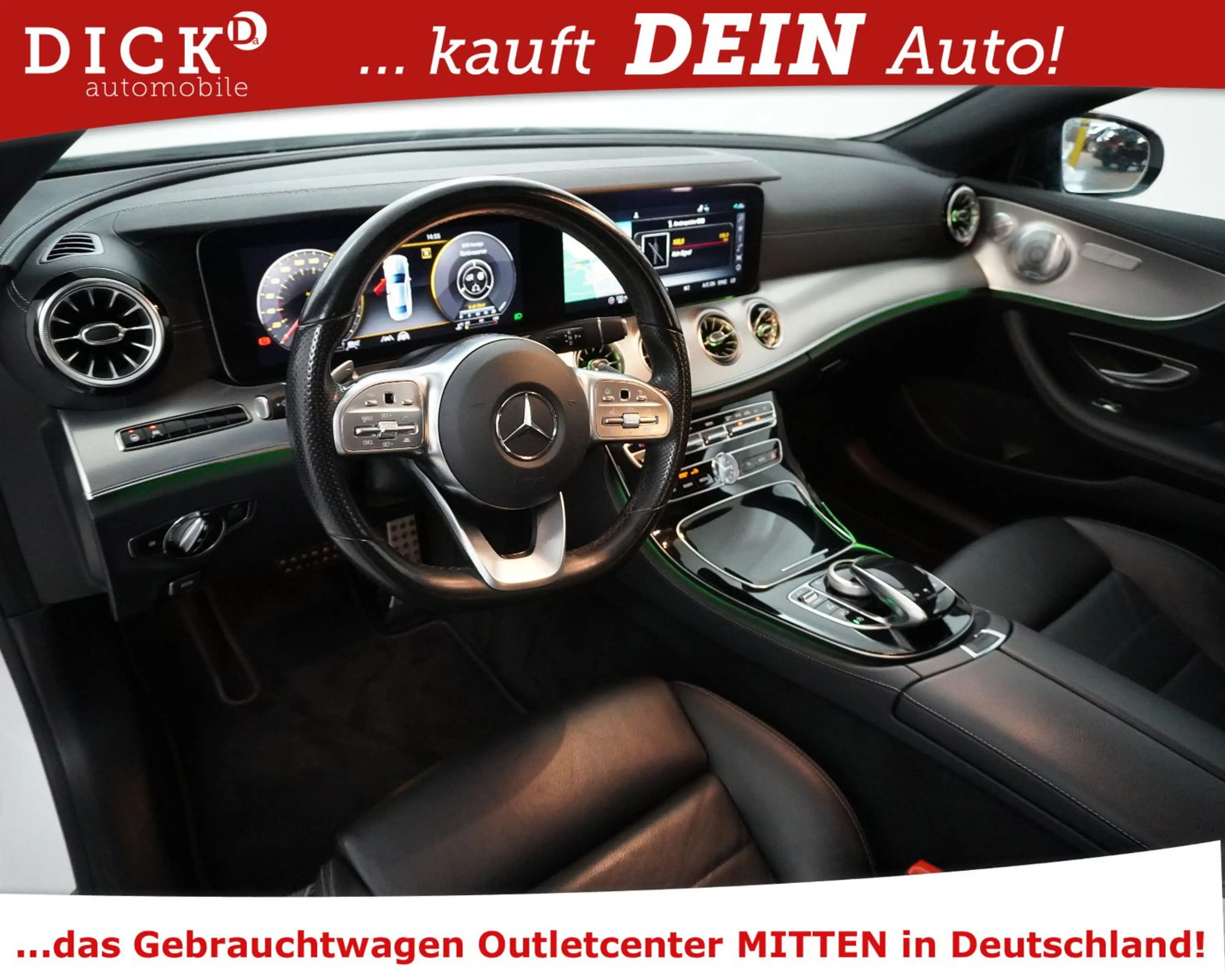 Mercedes-Benz E 350 E350d Coupe 2X AMG Line NIGHT+PANO+VIRTU+360+VOL — photo 10