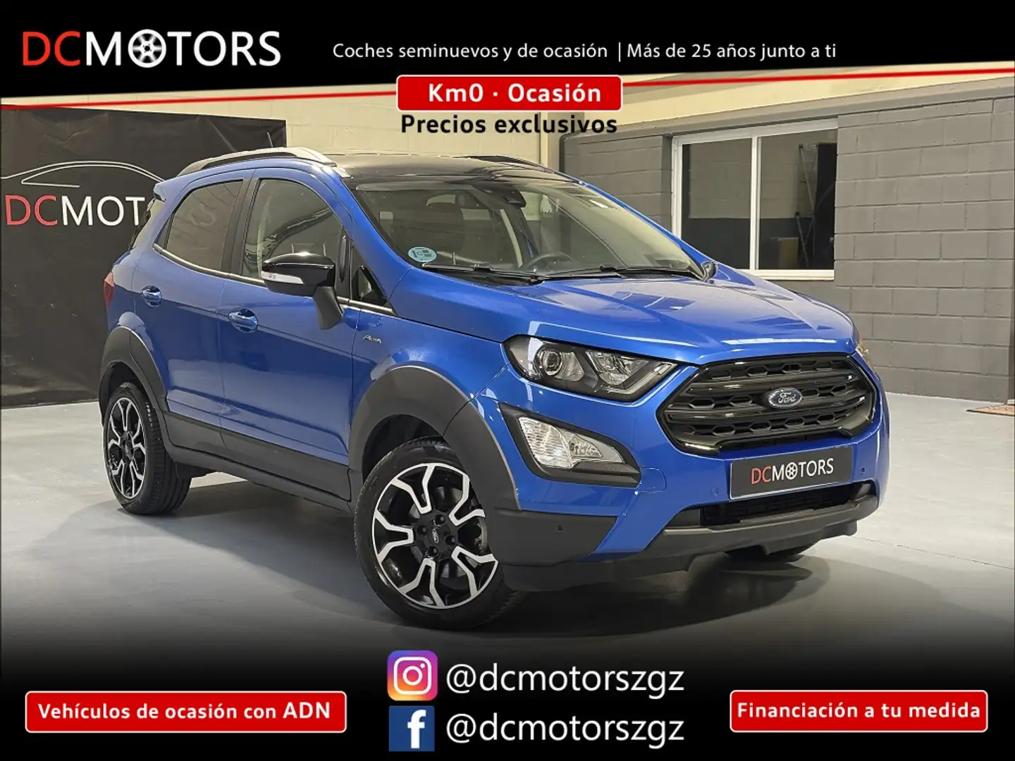 Ford EcoSport 1.0 EcoBoost Active 125 Blau - 2