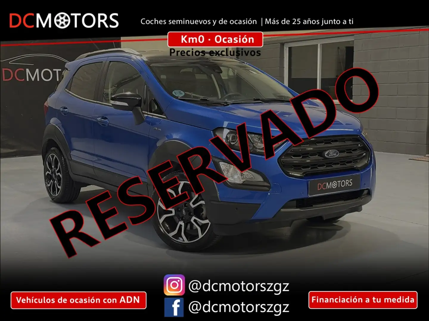 Ford EcoSport 1.0 EcoBoost Active 125 Blau - 1