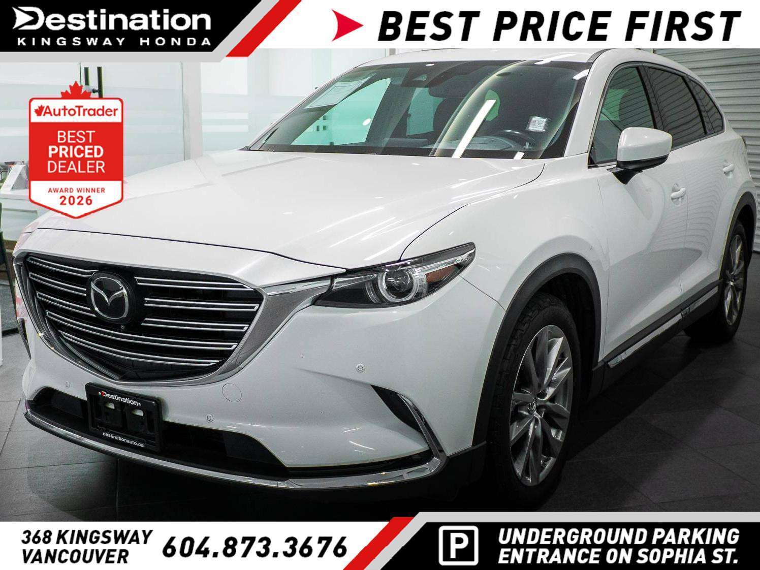 White 2019 Mazda CX-9 SUV / Crossover Automatic