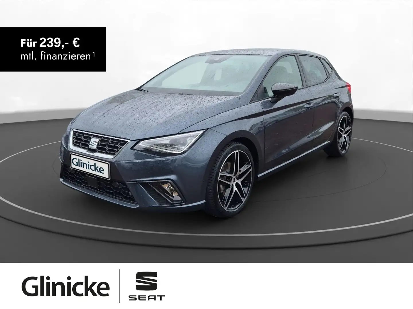 SEAT Ibiza 1.5 TSI DSG FR Navi RüKa SiHz PDC LED Grau - 1