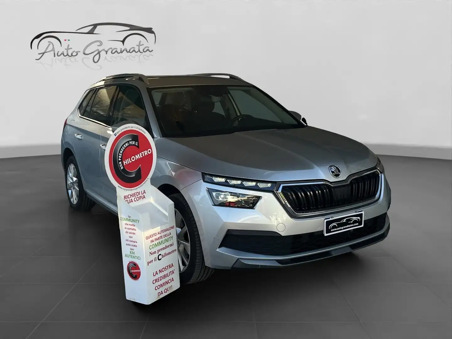 Skoda Kamiq 1.6 TDi 115cv Style NEOPATENTATI Zilver - 1