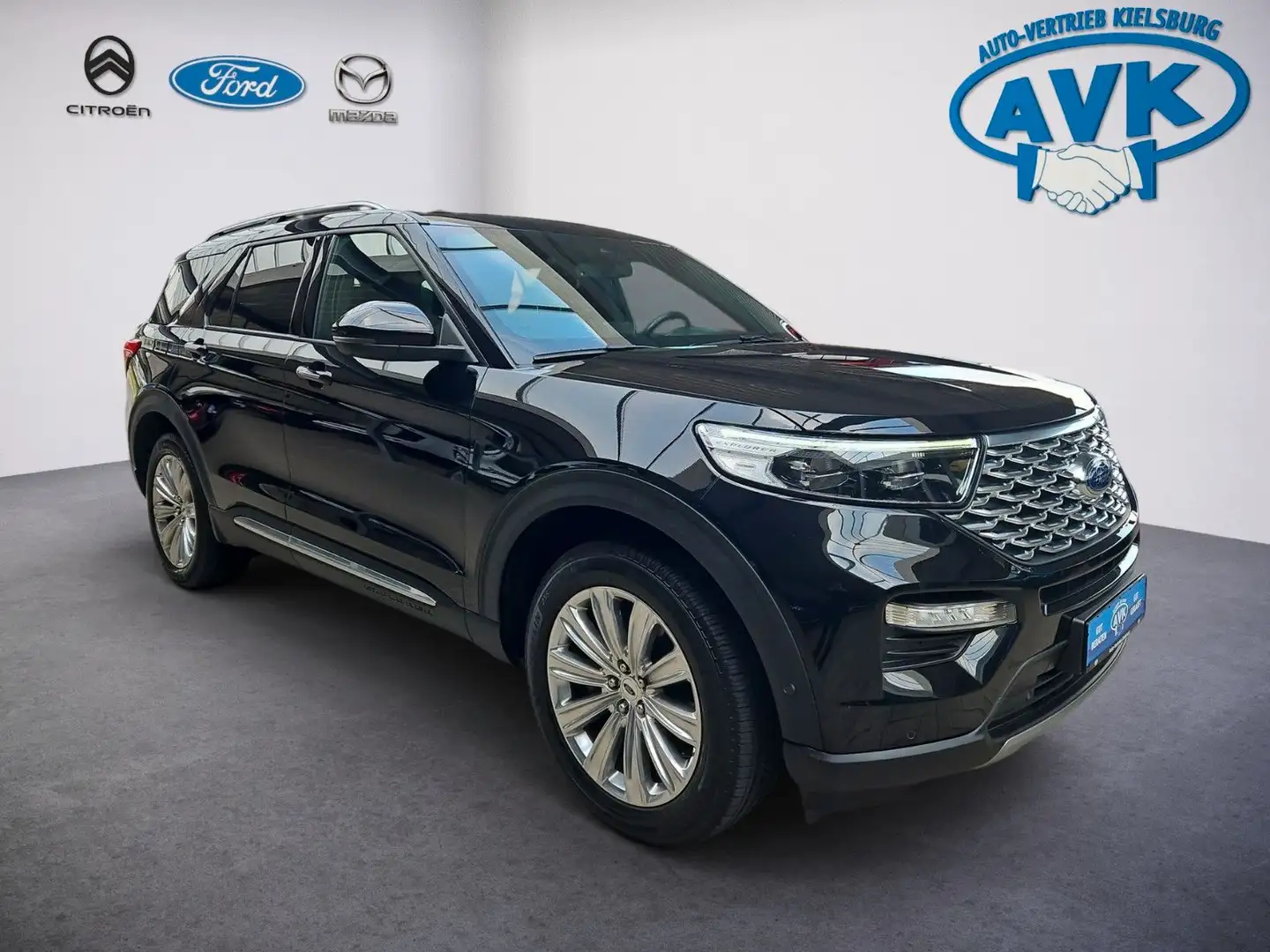 Ford Explorer Platinum Plug-in-Hybrid 4x4, AHK Noir - 1