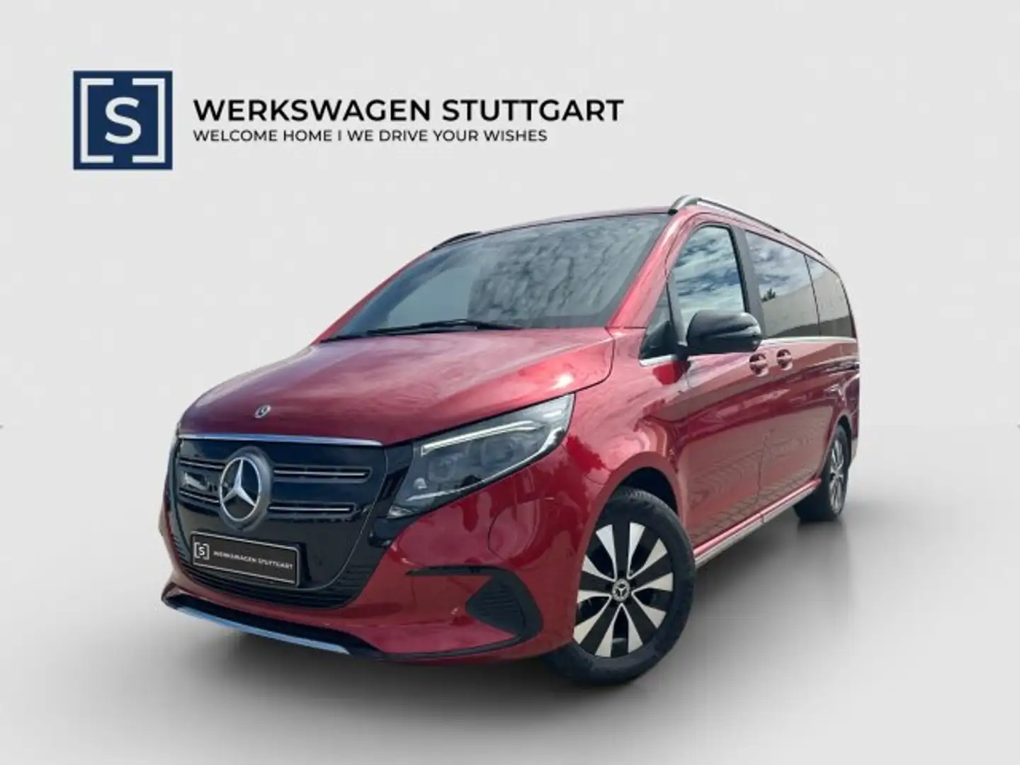 Mercedes-Benz EQV 300 EQV 300 AVANTGARDE L NEUES MODEL PANO 7 SITZE SHD Rot - 1
