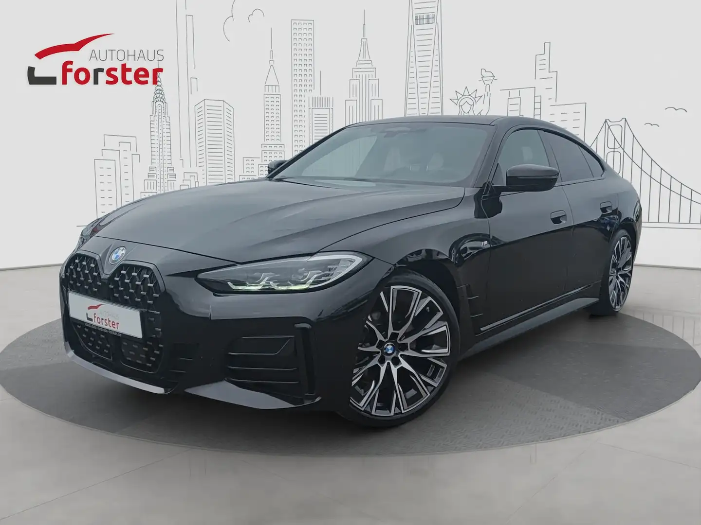 BMW 420 d xDrive M Sport Head Up AHK HIFI Schwarz - 1