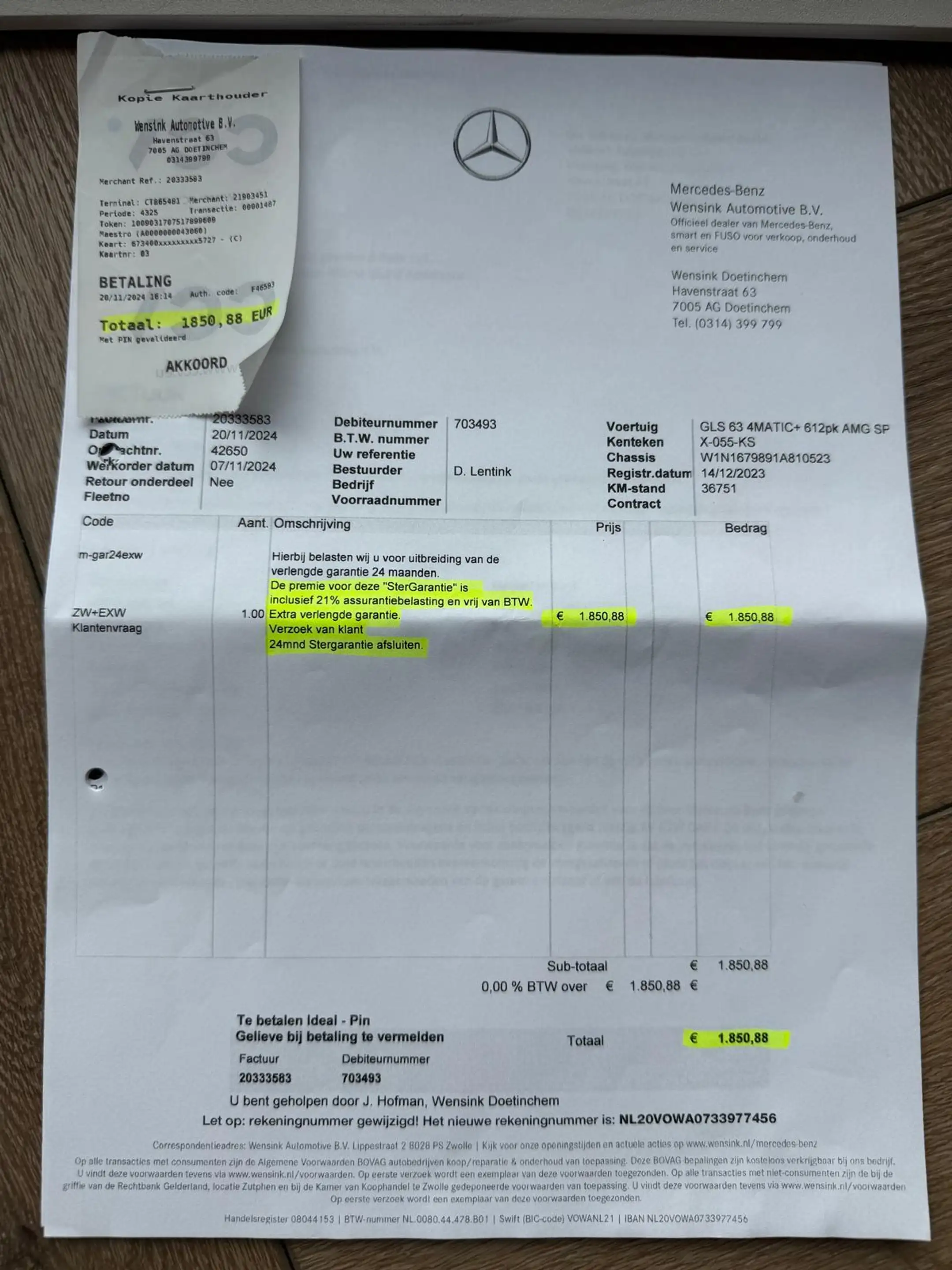 Mercedes-Benz GLS 63 AMG 4MATIC+ Premium Plus Ster garantie Mercedes — photo 7